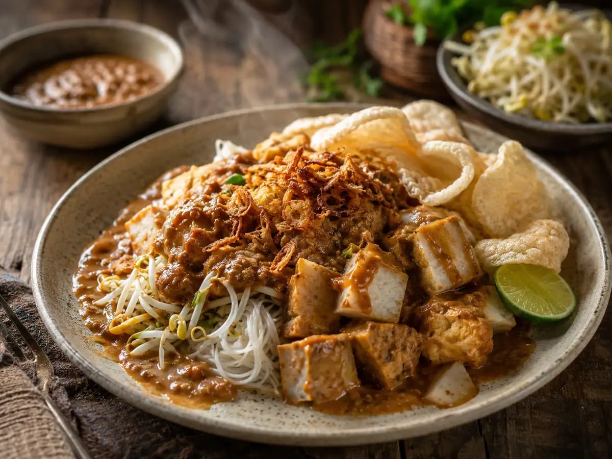 Resep Ketoprak Jakarta Asli dengan Bumbu Kacang Gurih