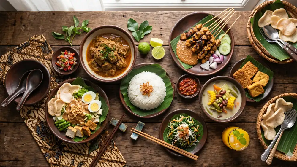 Berbagai pilihan tempat makan di kota