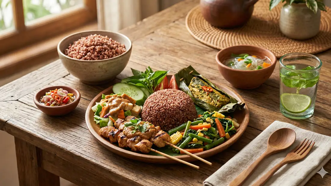 Makanan sehat yang lezat dan bergizi