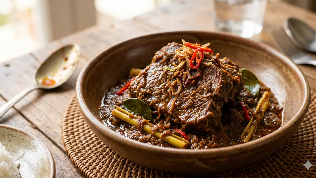 sayur rumahan dengan berbagai lauk pauk